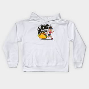 I jog for tacos Kids Hoodie